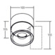 Brumberg Leuchten Spot LED encastré 9,8W 3000K blanc 675lm 12061073