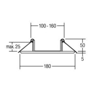 Brumberg Leuchten Standard-Reduzierring weiß D=180mm 81001070-3