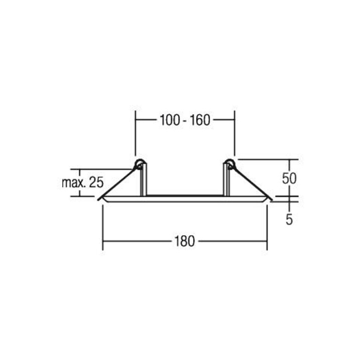Brumberg Leuchten Standard-Reduzierring weiß D=180mm 81001070
