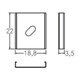 Brumberg Leuchten Support 2x vis/agrafe 53040000
