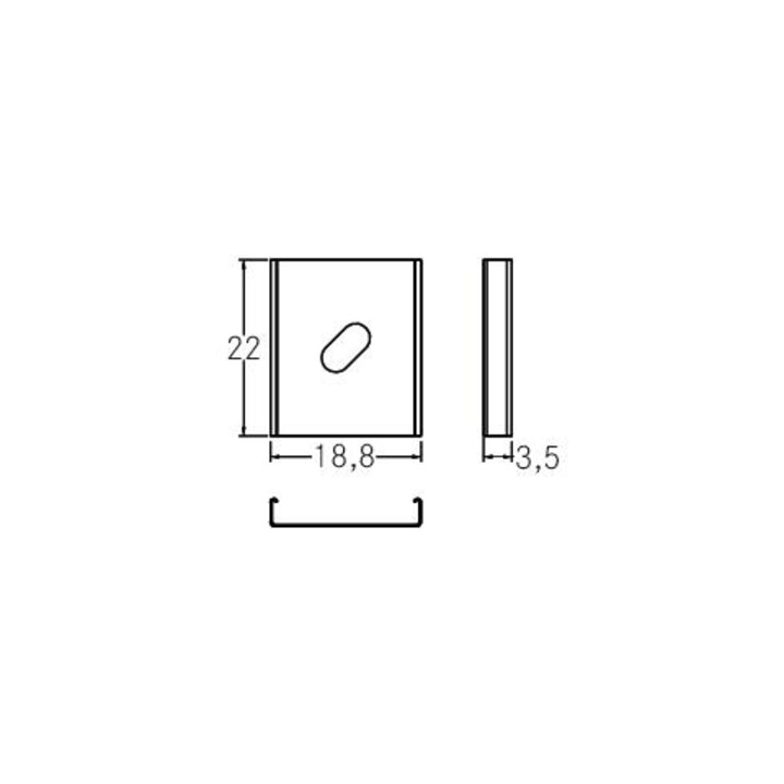 Brumberg Leuchten Support 2x vis/agrafe 53040000