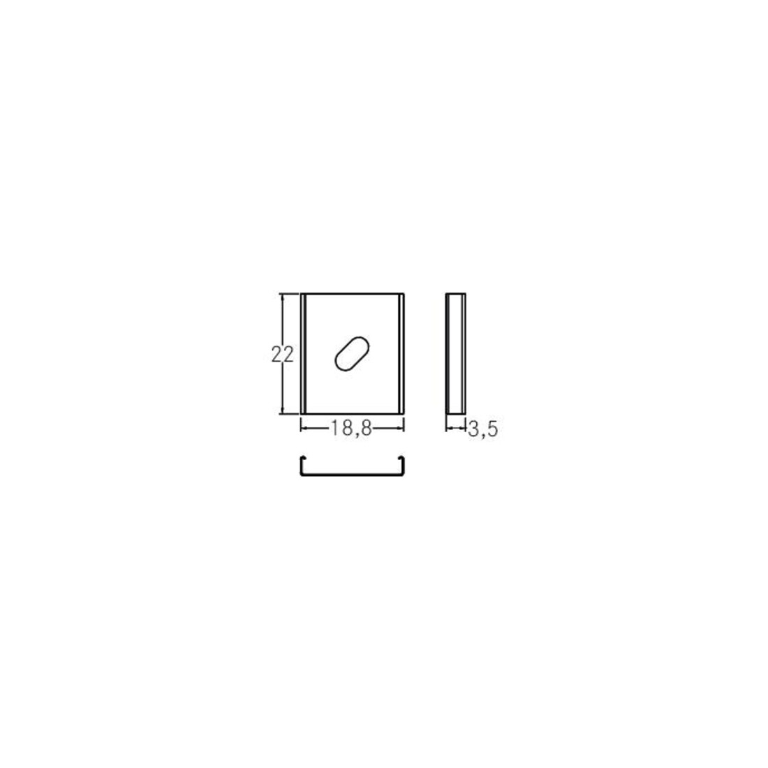 Brumberg Leuchten Support 2x vis/agrafe 53040000