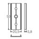 Brumberg Leuchten Verbindungsstück inkl. Bohrung 4,5mm 53004000