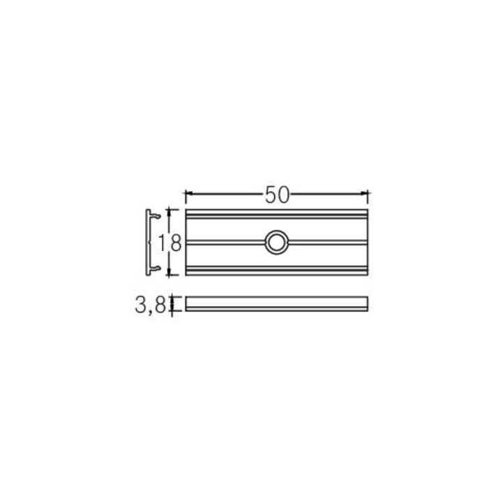 Brumberg Leuchten Verbindungsstück inkl. Bohrung 4,5mm 53005000