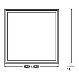 brumberg Panneau LED M625 4000K