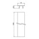 brumberg Protection d'infiltration 1000 mm blanc