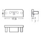 brumberg Set de capuchons 53038260 argent 18 x 8 x 7 mm plastique plat