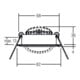 brumberg Spot encastrable LED 230V 3000K 39363183