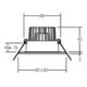 brumberg Spot encastrable LED 230V 3000K inox 38376423