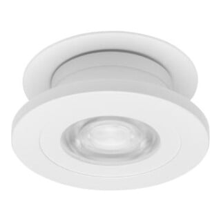 brumberg Spot encastrable LED 3000K 350mA 6W rond blanc structuré