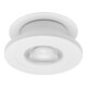 brumberg Spot encastrable LED 3000K 350mA 6W rond blanc structuré