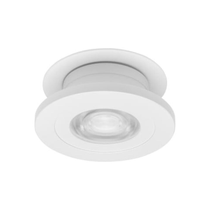 brumberg Spot encastrable LED 3000K 350mA 6W rond blanc structuré