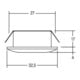 brumberg Spot encastrable LED 350mA alu mat rond