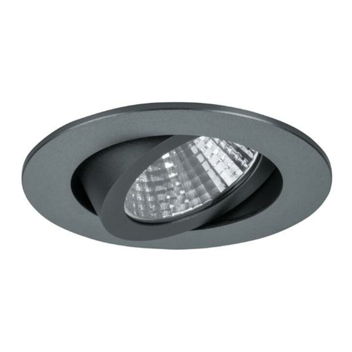 brumberg Spot encastrable LED 350mA titane mat 7W 740lm orientable