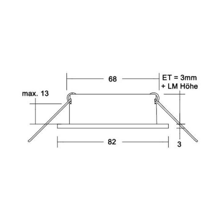 brumberg Spot encastrable sans douille 27064170 IP44 rond blanc structuré