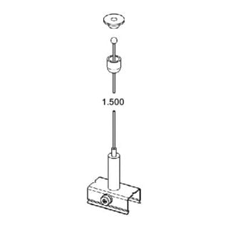brumberg Suspension par câble 1,5 m avec tendeur rapide 87135000