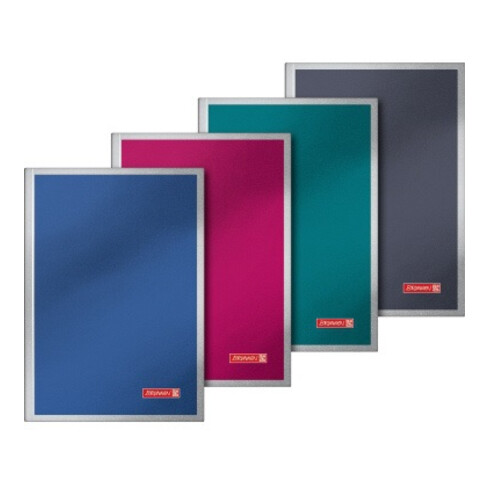 BRUNNEN Notizbuch 105598203 A5 kar 96Bl Premium Metal