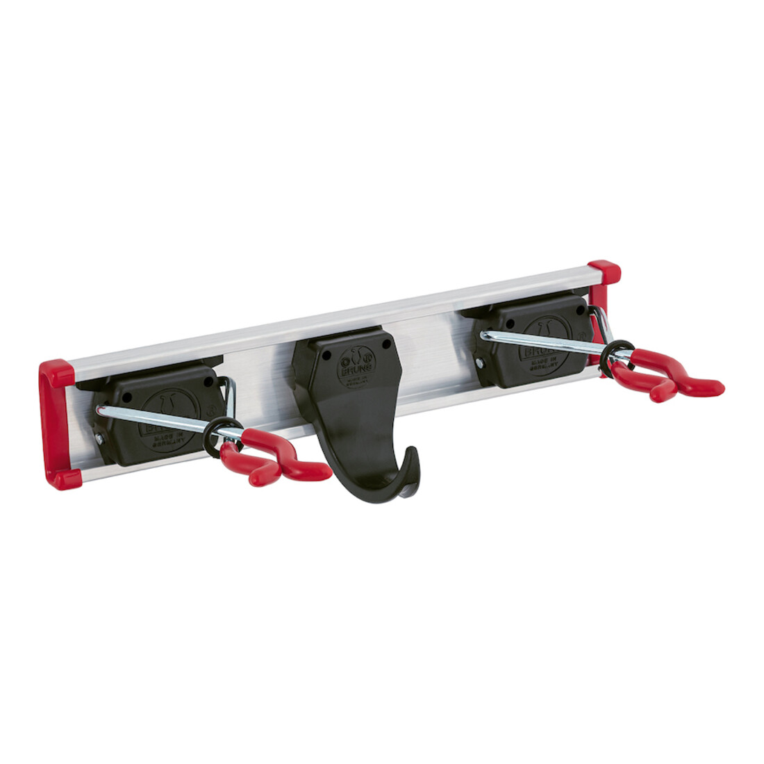 BRUNS Gerätehalterschiene 0,30m 2 Halter + 1 Haken