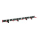 BRUNS Gerätehalterschiene 1,00m 7 Halter + 4 Haken-1