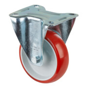 BS Bockrolle A30 PUR-Rad Anschraubplatte