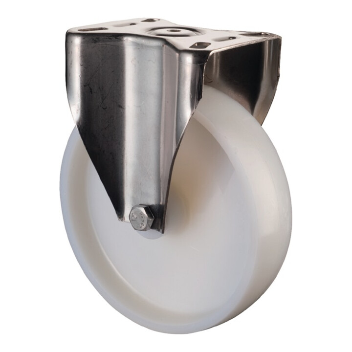 BS Bockrolle D.50mm Trgf. 55kg Ku.Platte L60xB60mm