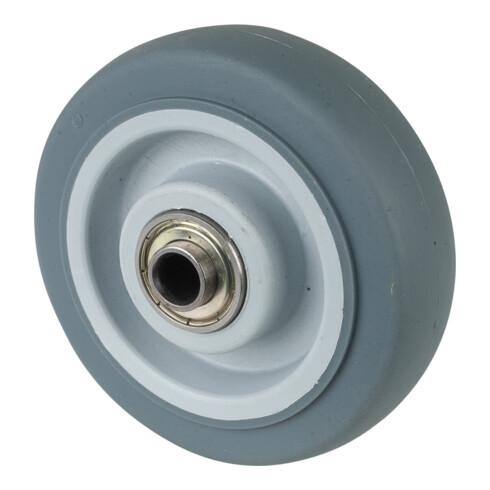 BS Rollen Ersatzrad D.80mm Trgf. 80kg Gum.Achs-D.8mm Nabenl.37mm
