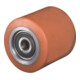 BS Gabelrolle Polyurehtan Einbau-L.75mm Rad-B.75mm D.82mm Achs-D.20mm Trgf. 750kg-1