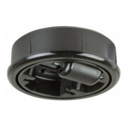 BS Kunststoffglocke D.65mm Trgf. 50kg Einpresstiefe 18mm weiche Böden
