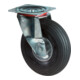 BS Lenkrolle Durchmesser 200mm Tragfähigkeit 75kg Luftrad Platte 135x105mm-1