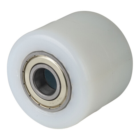 BS Rollen Appar.-Rad, Raddurchmesser 75, B15 weiß, 600kg