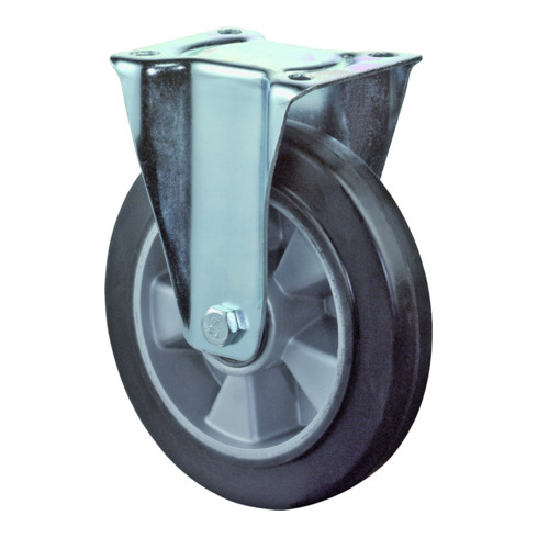 BS Rollen Bockrolle, Durchmesser 125mm LS410.B80 150kg, Stahl verzinkt