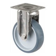 BS Rollen Bockrolle G110.A80 Ø 100mm, B 28mm, 60kg mit Anschraubplatte, grau