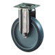 BS Rollen Bockrolle G110.A80 Ø 125mm, B 28mm, 70kg mit Anschraubplatte, grau-1