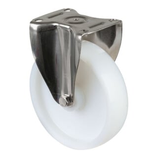 BS Rollen Bockrolle HS110.A90 Rad Ø 125mm 700kg Edelstahl