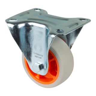 BS Rollen Bockrolle L410.B44.02 Rad Ø 80mm 100kg Stahl verzinkt