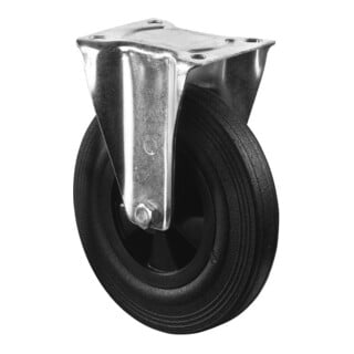 BS Rollen Bockrolle LS410.B40 Rad Ø 125mm 100kg Stahl verzinkt