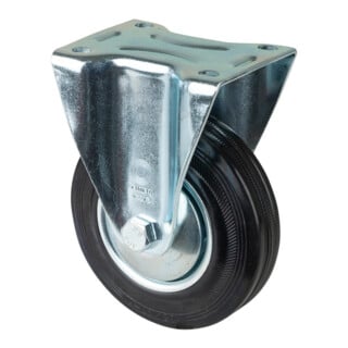 BS Rollen Bockrolle LS410.B55 Rad Ø 125mm 100kg Stahl verzinkt