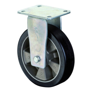 BS Rollen Bockrolle RR110.B91 Ø 125mm B 40mm 225kg blau mit Anschraubplatte