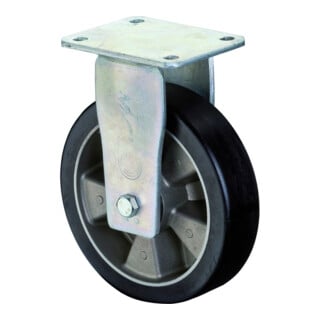BS Rollen Bockrolle RR110.B91 Ø 160mm B 50mm 500kg blau mit Anschraubplatte