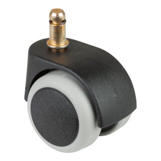 BS Rollen Bürostuhlrolle, Durchmesser 50mm, G15.050 Einschlagstift Kunststoff schwarz
