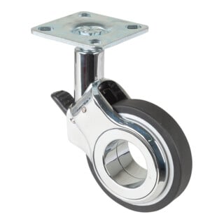 BS Rollen Design-Lenkrolle mit Feststeller (F381.060)