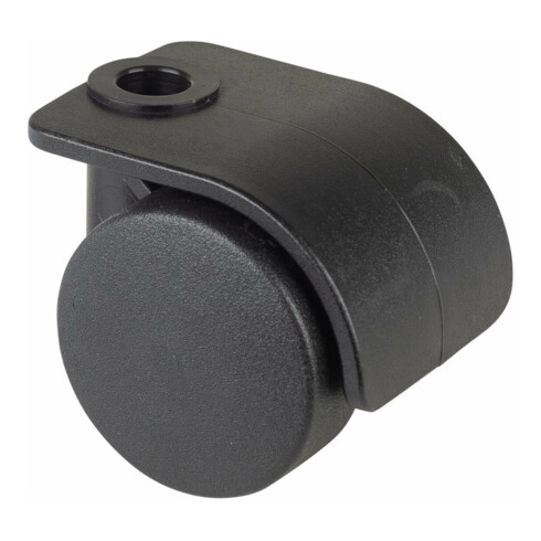 BS Rollen Doppelrolle F77 ohne Feststeller Rad Ø 35mm Kunststoff