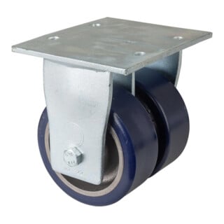 BS Rollen Doppelrolle S110.C11 Rad Ø 125mm Guss-Polyurethan