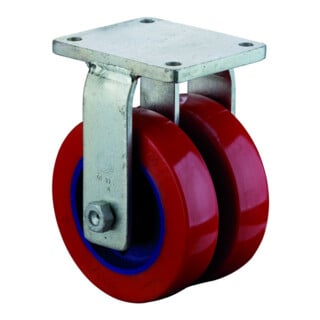 BS Rollen Doppelrolle S110.C11 Rad Ø 250mm Guss-Polyurethan