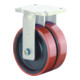 Bs Rollen Doppia ruota per carichi pesanti S100.C10.200 fissa, Ø200mm-1