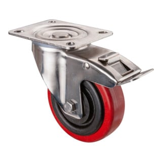 BS Rollen Edelstahl Transportrolle (H120.B24.101)