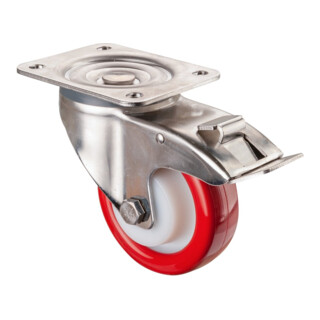 BS Rollen Edelstahl Transportrolle (H120.B28.100)