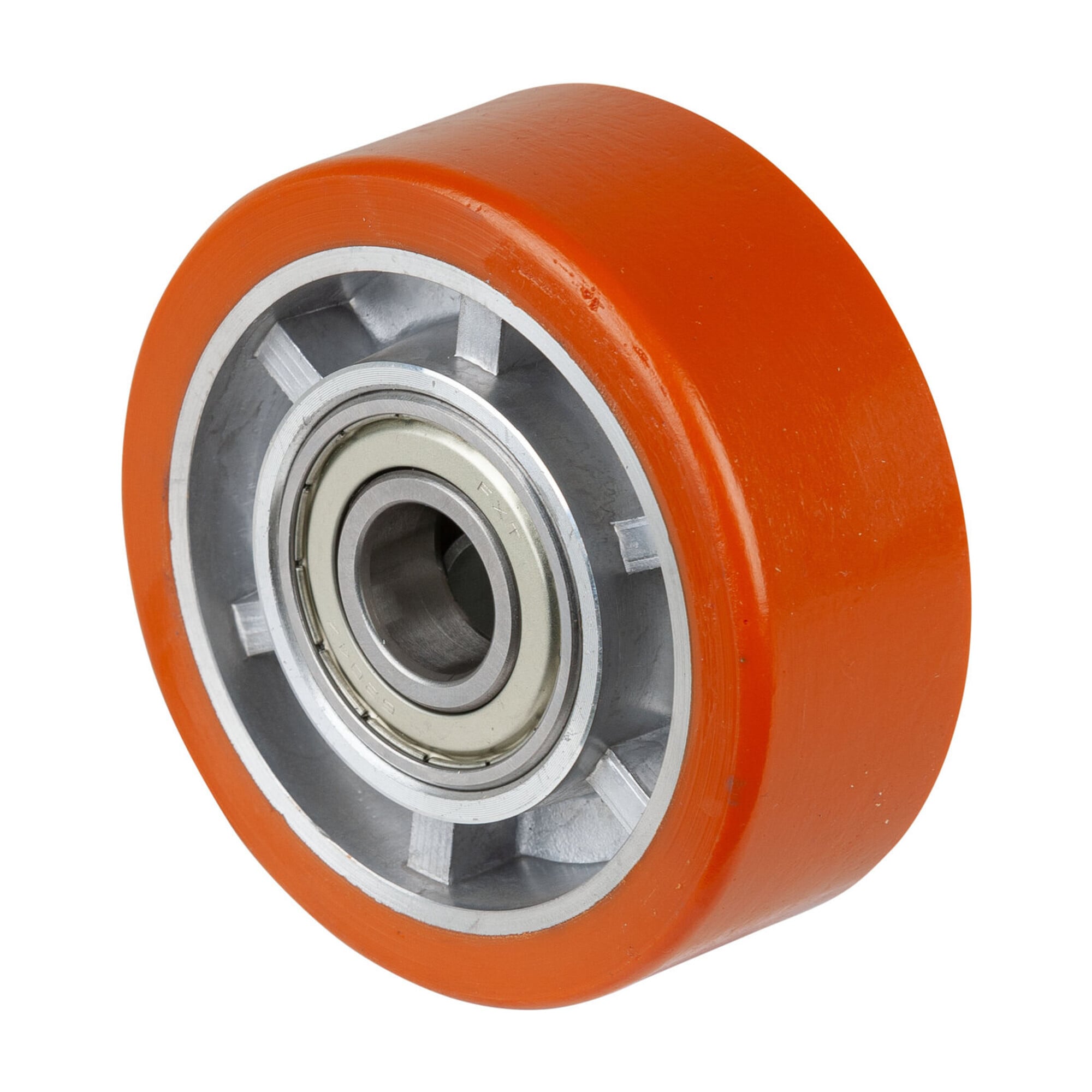BS Rollen Ersatzrad D.100mm Trgf. 200kg Gußpolyurethan-Bandage Achs-D.20mm Nabenl.40mm