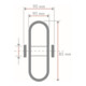 BS Rollen Gabelrolle PA Naben-L.90mm Rad-B.90mm D.85mm