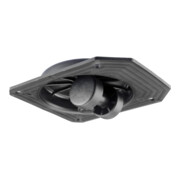 BS Rollen Glocke G85 ohne Feststeller mit Platte Kunststoff schwarz